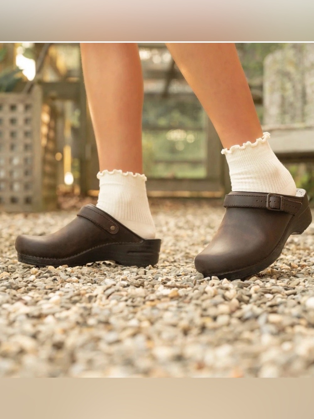 Dansko Ingrid Clog Sz 38 US 8 Oiled Leather Slip On Brown Comfortable Boho - Picture 17 of 17